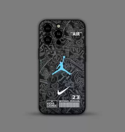 Black Air Jordan Basketball Phone Case
