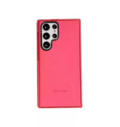 Casetify Speckled Pink Clear Case for Samsung