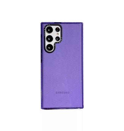 Casetify Speckled Purple Clear Case for Samsung
