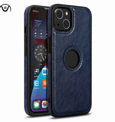 Green Leather Phone Case for iPhone