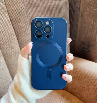 Blue Magnetic Phone Case for iPhone