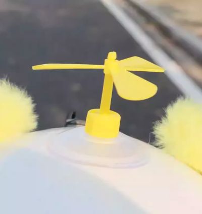 დამატებითი ჩაფხუტის პროპელერი – ყვითელი ბამბუკის სტილი